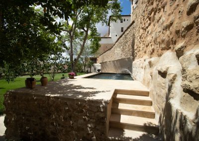 Entrada a la piscina