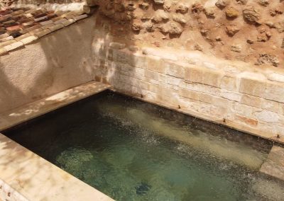 Detalle de la piscina